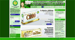 Desktop Screenshot of jkvitamin.hu